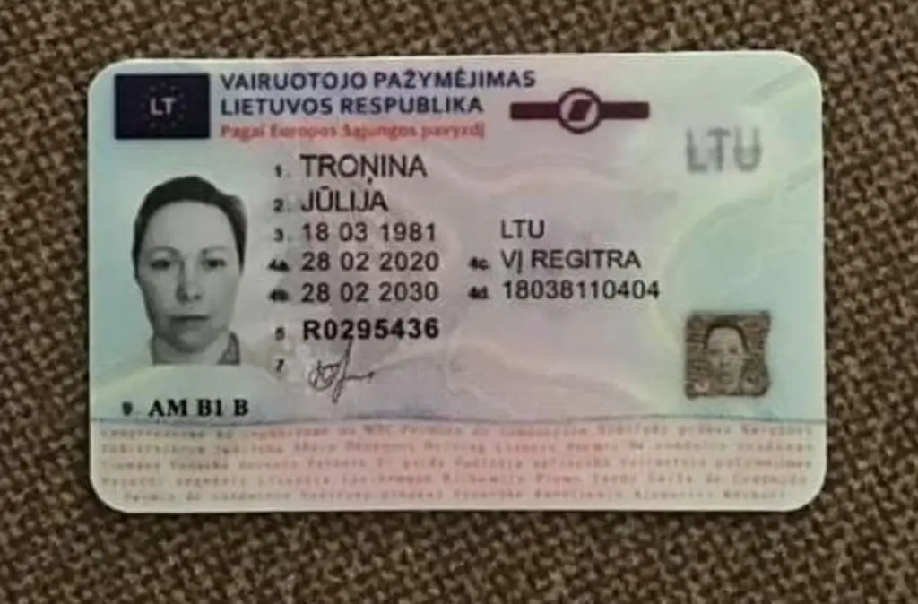 führerschein litauen,